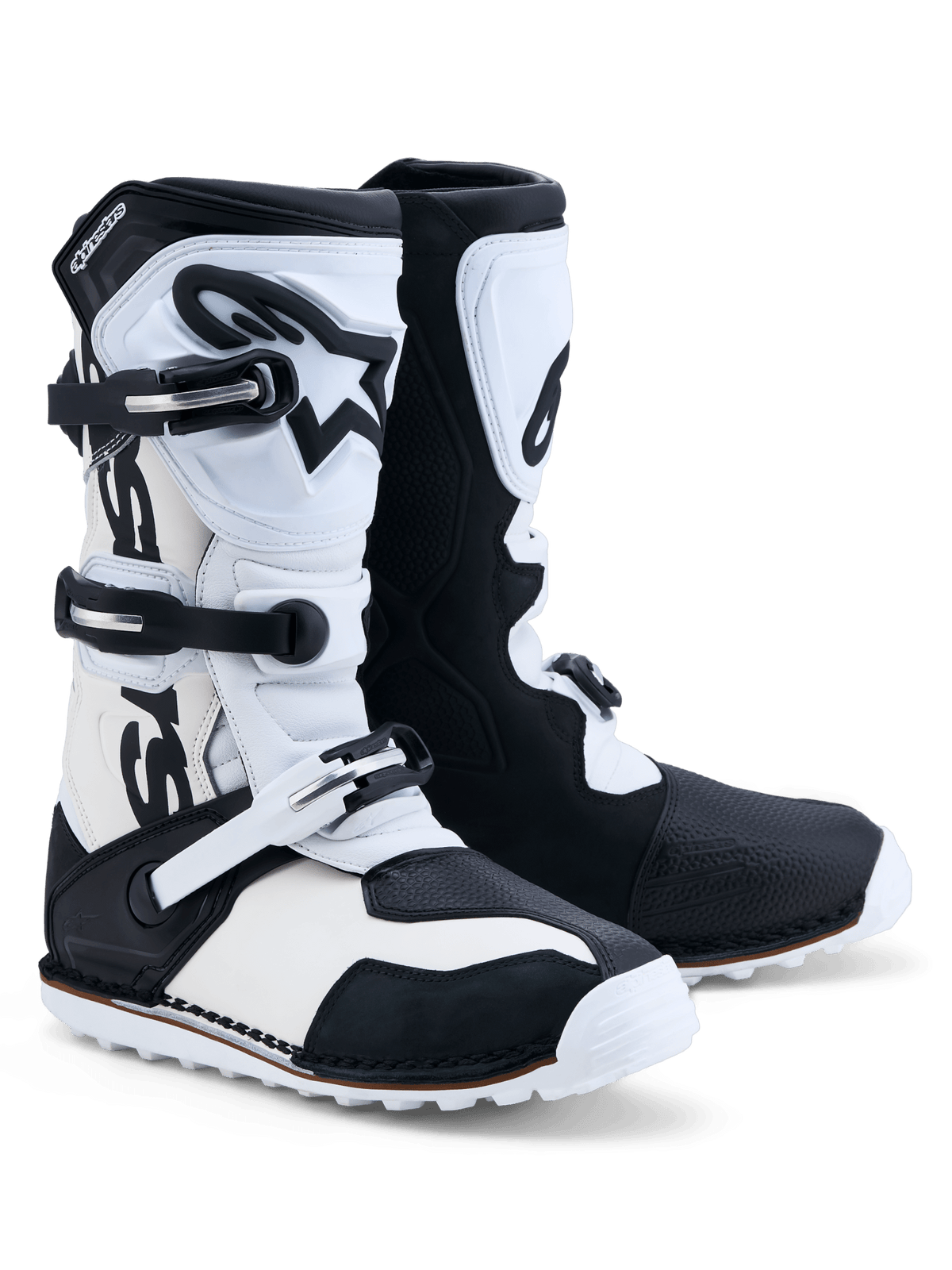 Alpinestars Tech-T Bottes – Noir Blanc - MxProStoreParts