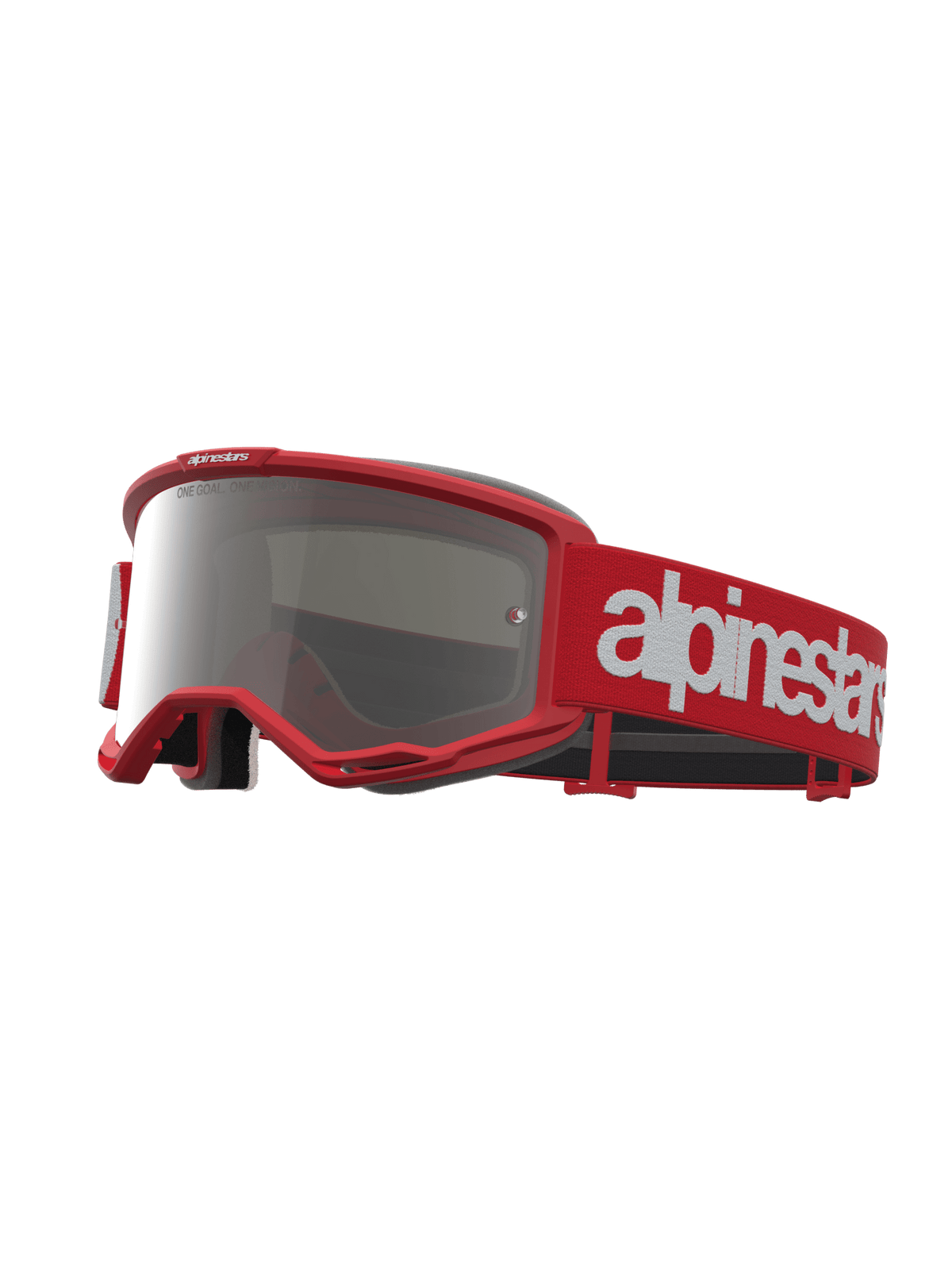 Alpinestars Vision 5 Gafas de Cross Hone – Rojo Blanco Espejo Plateado - MxProStoreParts