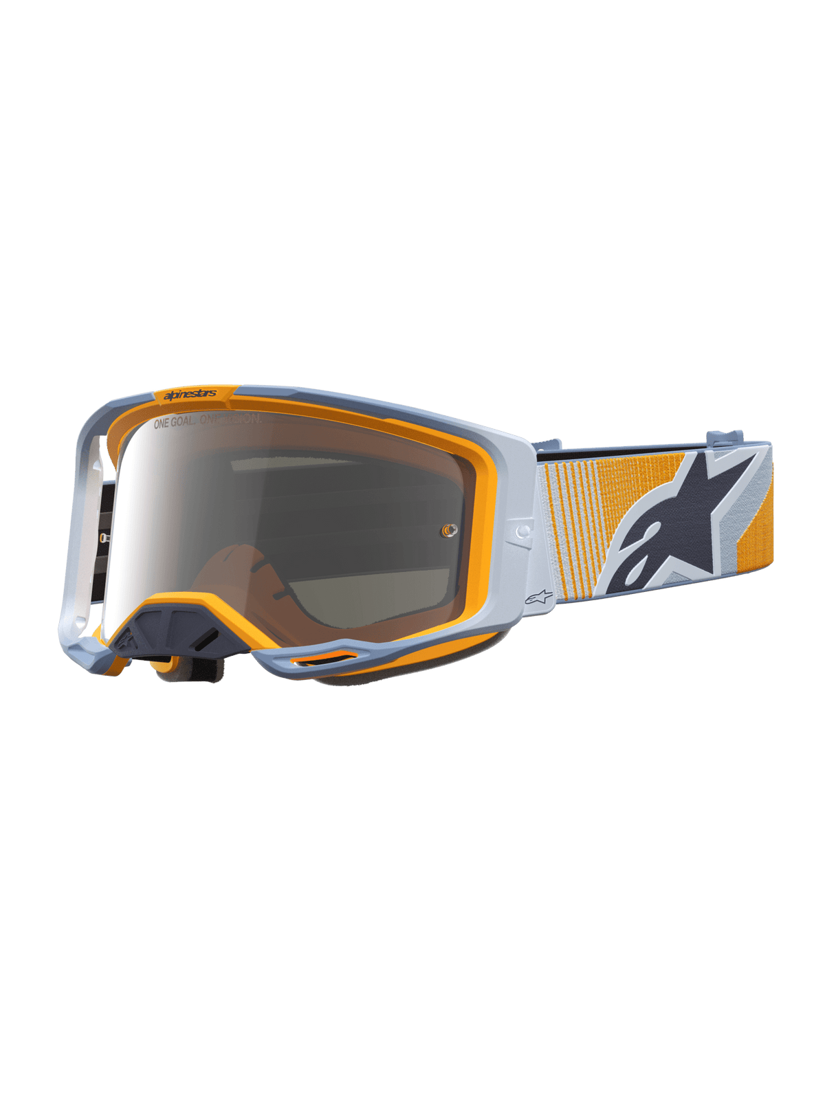 Alpinestars Vision 8 Maven Lunette de cross – Dust Bleu Orange Miroir Argent - MxProStoreParts