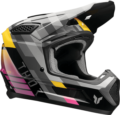 THOR Fleet Camber Casque Moto ERT Polycarbonate Noir - MxProStoreParts