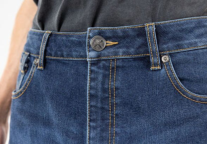 JOHN DOE Chester Mono motorjeans voor heren, blauw/indigo, maat 31/32 - MxProStoreParts