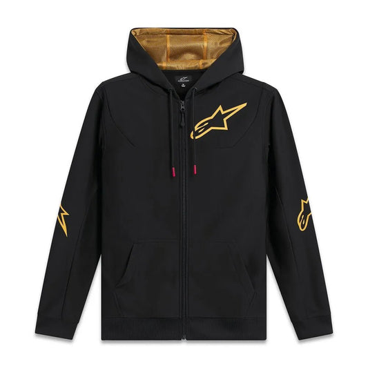Alpinestars Sessions V3 hoodie met rits – zwart/goud