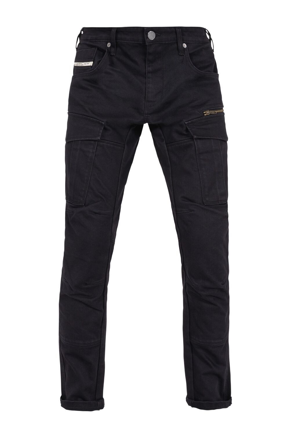 JOHN DOE Defender Mono cargomotorbroek zwart 38/34