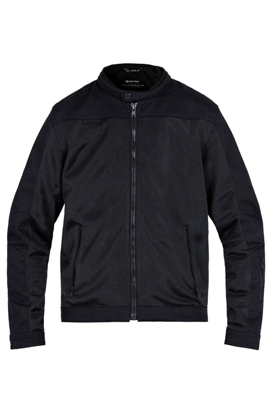 JOHN DOE Aero Mesh herenjas zwart maat S