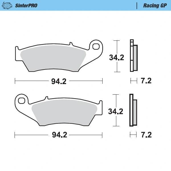 Moto Master pour les plaquettes de frein Sinter Pro Racing GP - MxProStoreParts