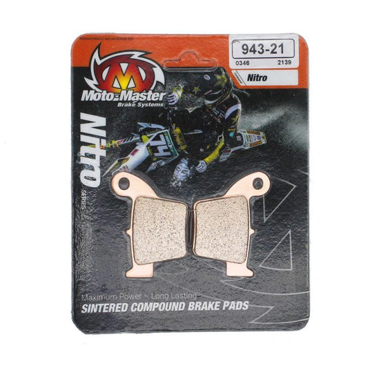 Moto Master Plaquettes de frein arrière en métal fritté Nitro Honda, TM 85