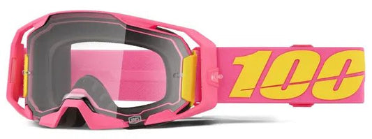100% ARmatic crossbril roze/geel – heldere lens