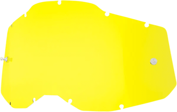 100% Accuri 2/Racecraft 2/Strata 2 brillens – geel - MxProStoreParts