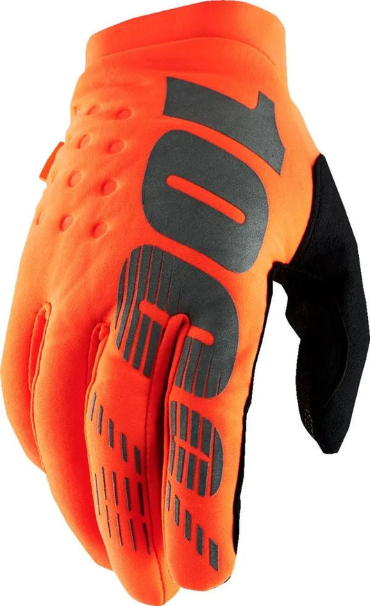 100% Brisker crosshandschoenen oranje/zwart