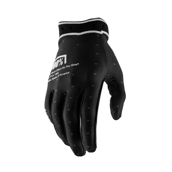 100% Ridefit crosshandschoenen zwart – maat 2XL - MxProStoreParts