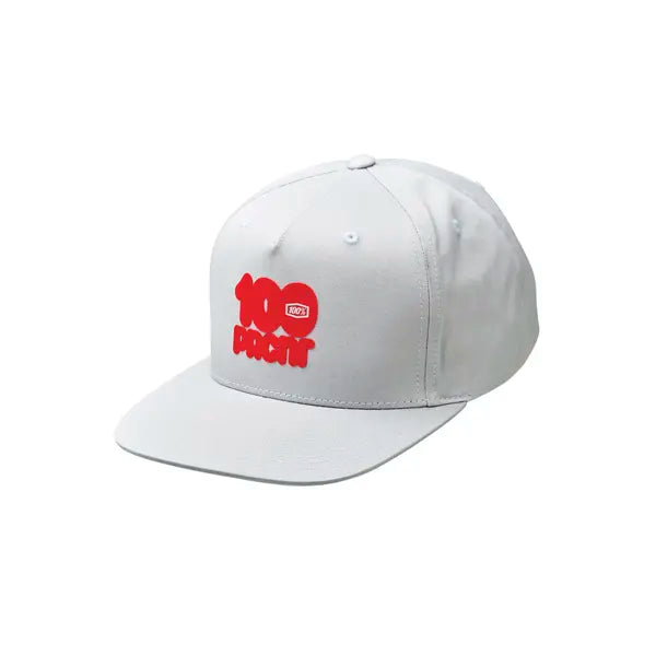 100% Youth Donut snapback pet voor jeugd - Grijs