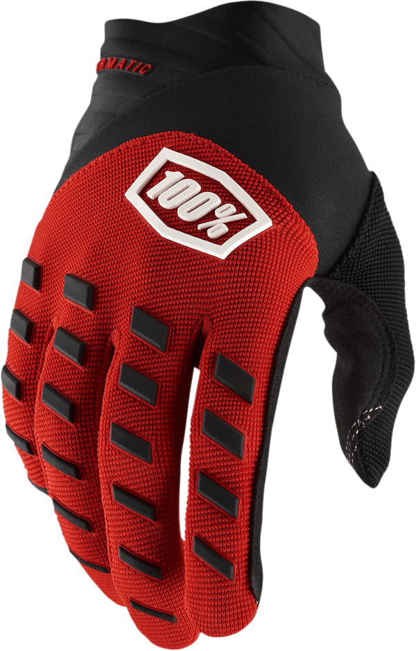 100% guantes Airmatic Negro / Rojo Talla XXL - MxProStoreParts