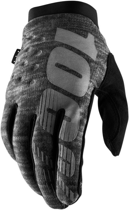 100% Taille XL gants pour temps froid Brisker Heather Gris
