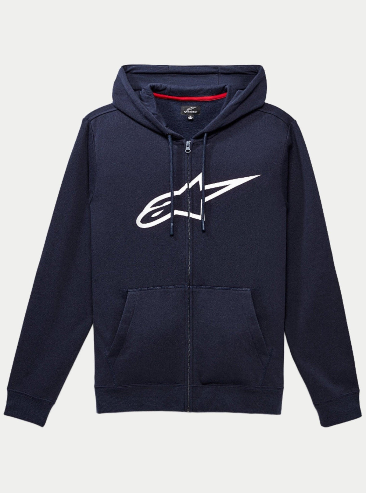 Alpinestars Ageless Zip V3 Hoodie Navy White - MxProStoreParts