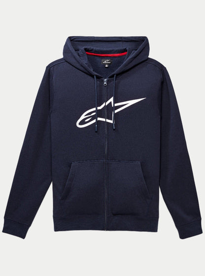 Alpinestars Ageless Zip V3 Sudadera con Capucha Marino y Blanco - MxProStoreParts