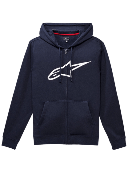 Alpinestars Ageless Zip V3 Hoodie Navy White - MxProStoreParts