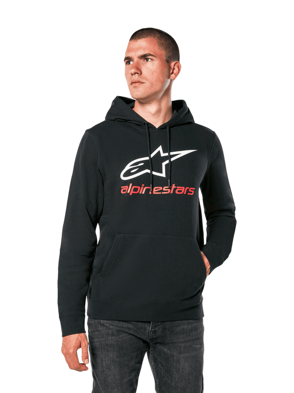Alpinestars Always V3 Hoodie Noir Blanc Rouge - MxProStoreParts