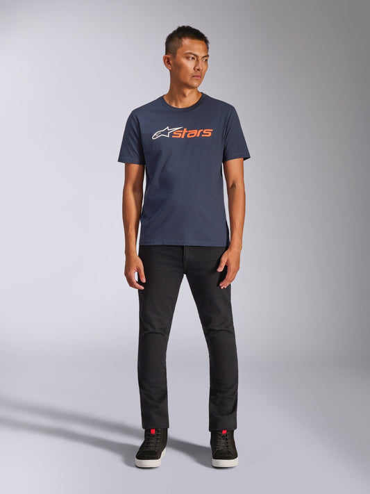 Alpinestars Blaze 2.0 CSF T-Shirt Marine, Blanc et Orange