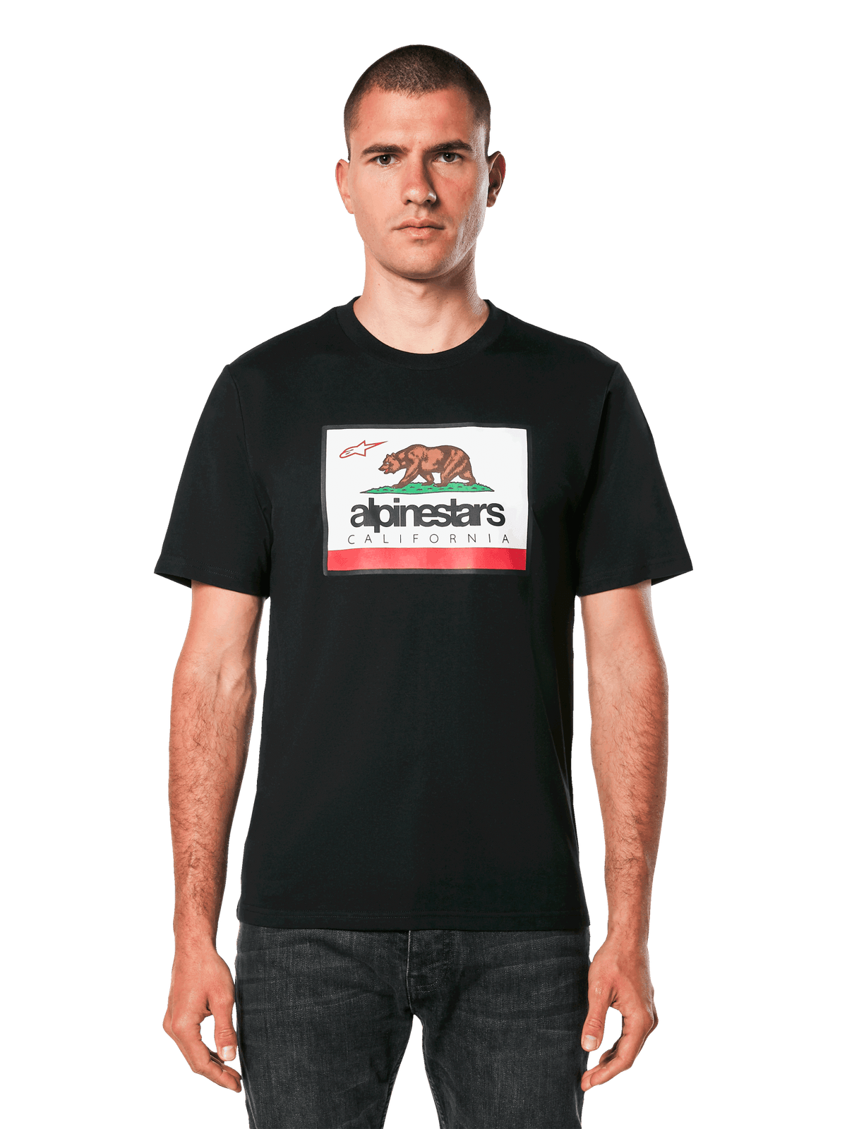 Alpinestars Cali 2.0 CSF Cut and Sew Fit T-Shirt Black - MxProStoreParts