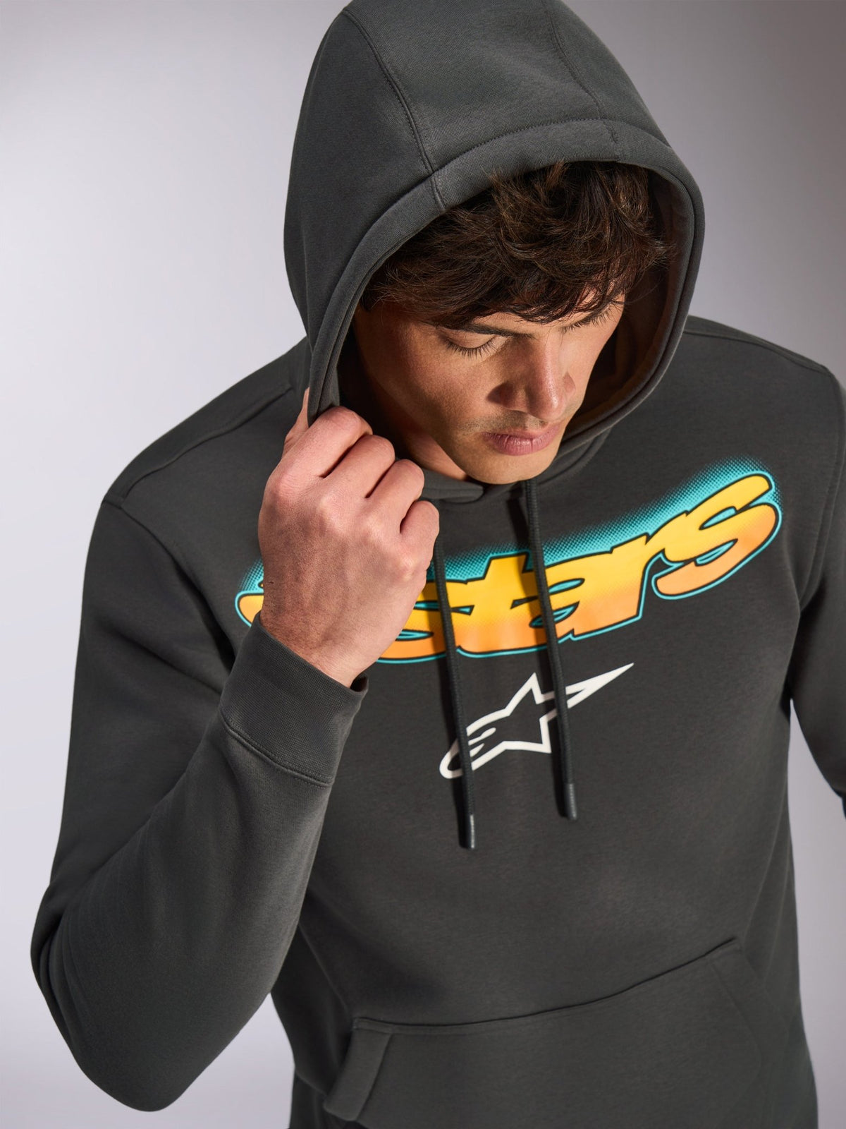 Alpinestars Sudadera con Capucha Ellipsoid Gris Peltre - MxProStoreParts