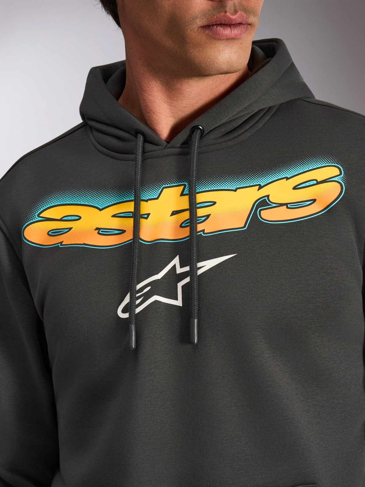 Alpinestars Sudadera con Capucha Ellipsoid Gris Peltre - MxProStoreParts