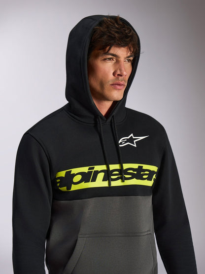 Alpinestars Sudadera con Capucha Parallel Negro Gunmetal - MxProStoreParts
