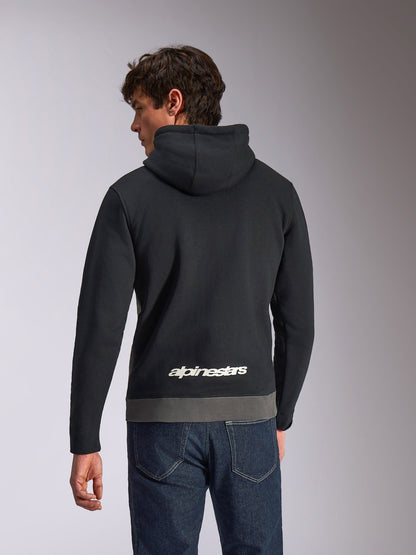 Alpinestars Sudadera con Capucha Parallel Negro Gunmetal - MxProStoreParts