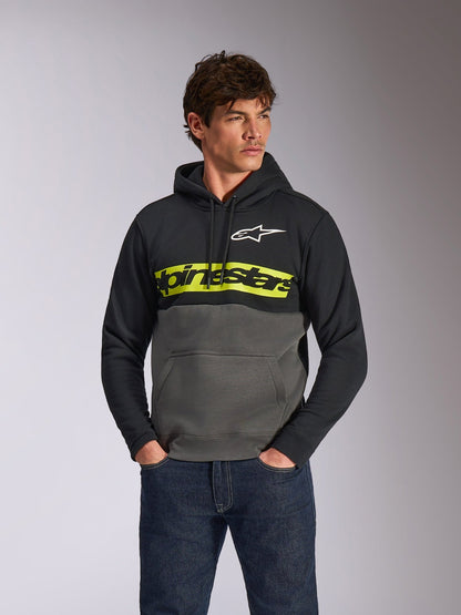 Alpinestars Sudadera con Capucha Parallel Negro Gunmetal - MxProStoreParts