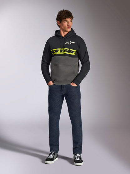 Alpinestars Sudadera con Capucha Parallel Negro Gunmetal - MxProStoreParts