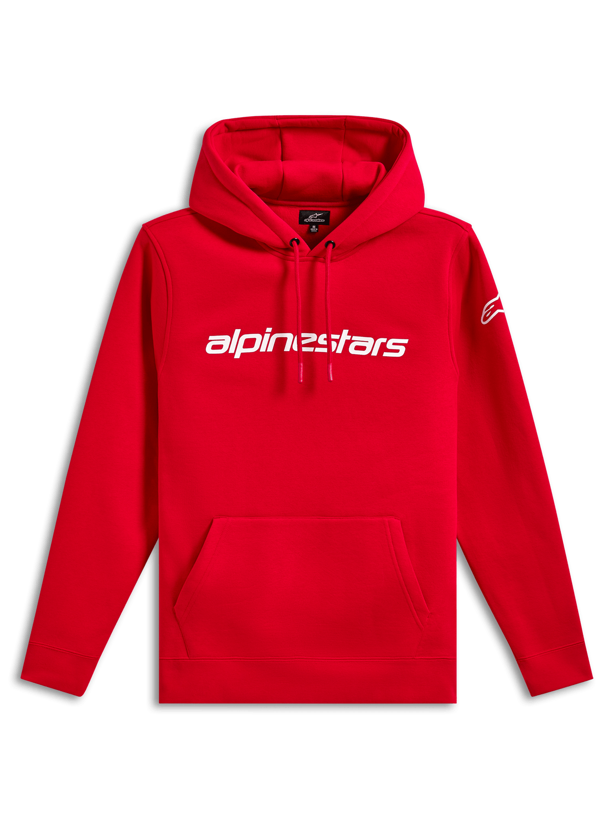 Alpinestars Linear Wordmark V3 Sudadera con capucha de forro polar Rojo Blanco Blanco - MxProStoreParts