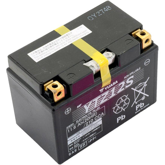 Yuasa YTZ12S Batterie de moto AGM activée en usine pour motocyclettes