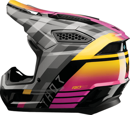 THOR Fleet Camber Casque Moto ERT Polycarbonate Noir - MxProStoreParts