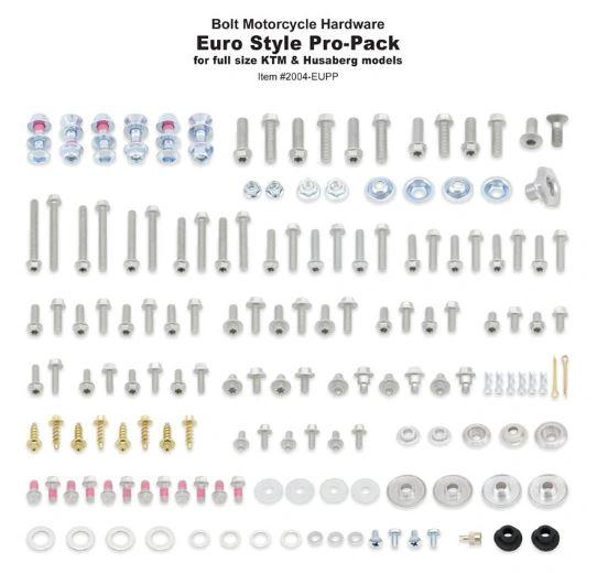 Pack Bolt Pro Estilo Euro para KTM, Husaberg y Husqvarna - MxProStoreParts