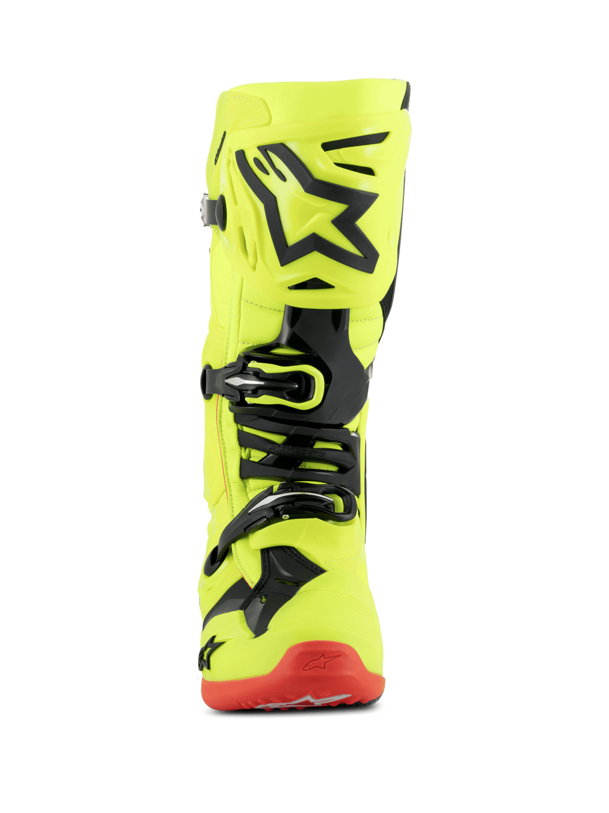 Alpinestars Tech 10 Botas de cross – Amarillo Fluo / Negro / Rojo Fluo - MxProStoreParts