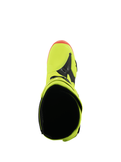 Alpinestars Tech 10 Botas de cross – Amarillo Fluo / Negro / Rojo Fluo - MxProStoreParts
