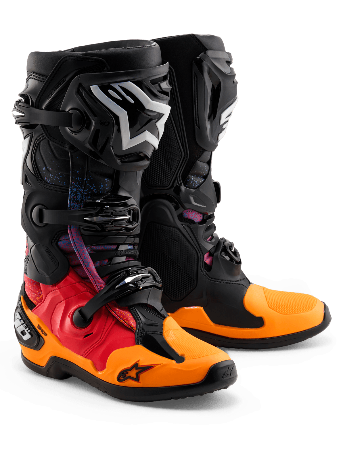 Alpinestars Tech 10 Black Hole Botas de Motocross Black Burst - MxProStoreParts