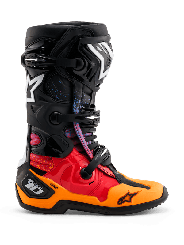 Alpinestars Tech 10 Black Hole Botas de Motocross Black Burst - MxProStoreParts