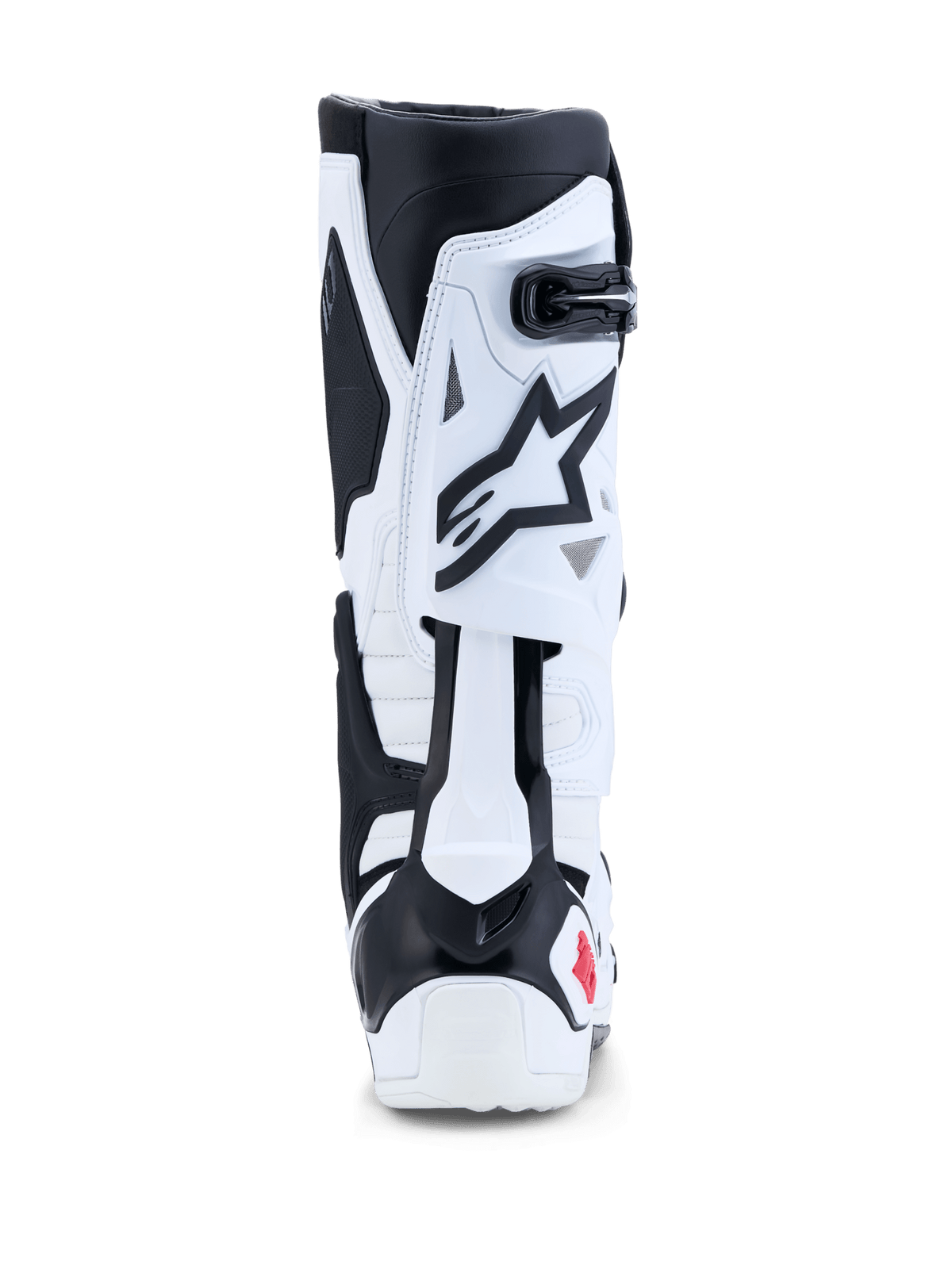 Alpinestars Tech 10 Botas de cross – Blanco / Negro / Rojo brillante - MxProStoreParts