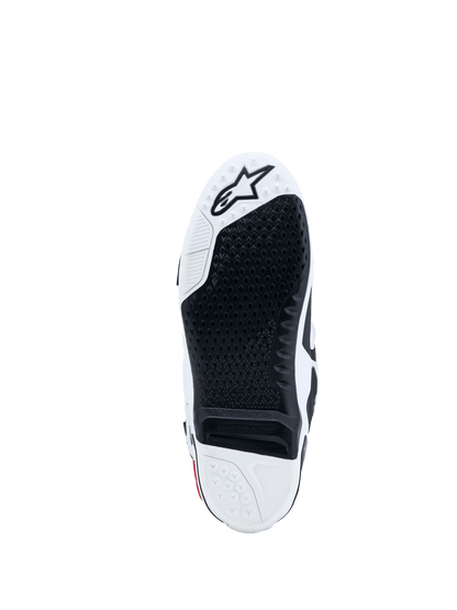 Alpinestars Tech 10 Botas de cross – Blanco / Negro / Rojo brillante - MxProStoreParts