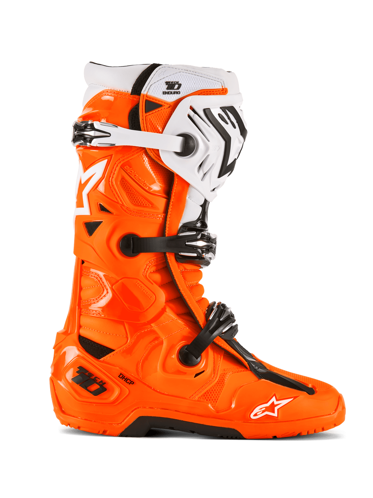 Alpinestars Tech 10 Botas de Enduro Cross – Fluo Naranja / Negro / Blanco - MxProStoreParts
