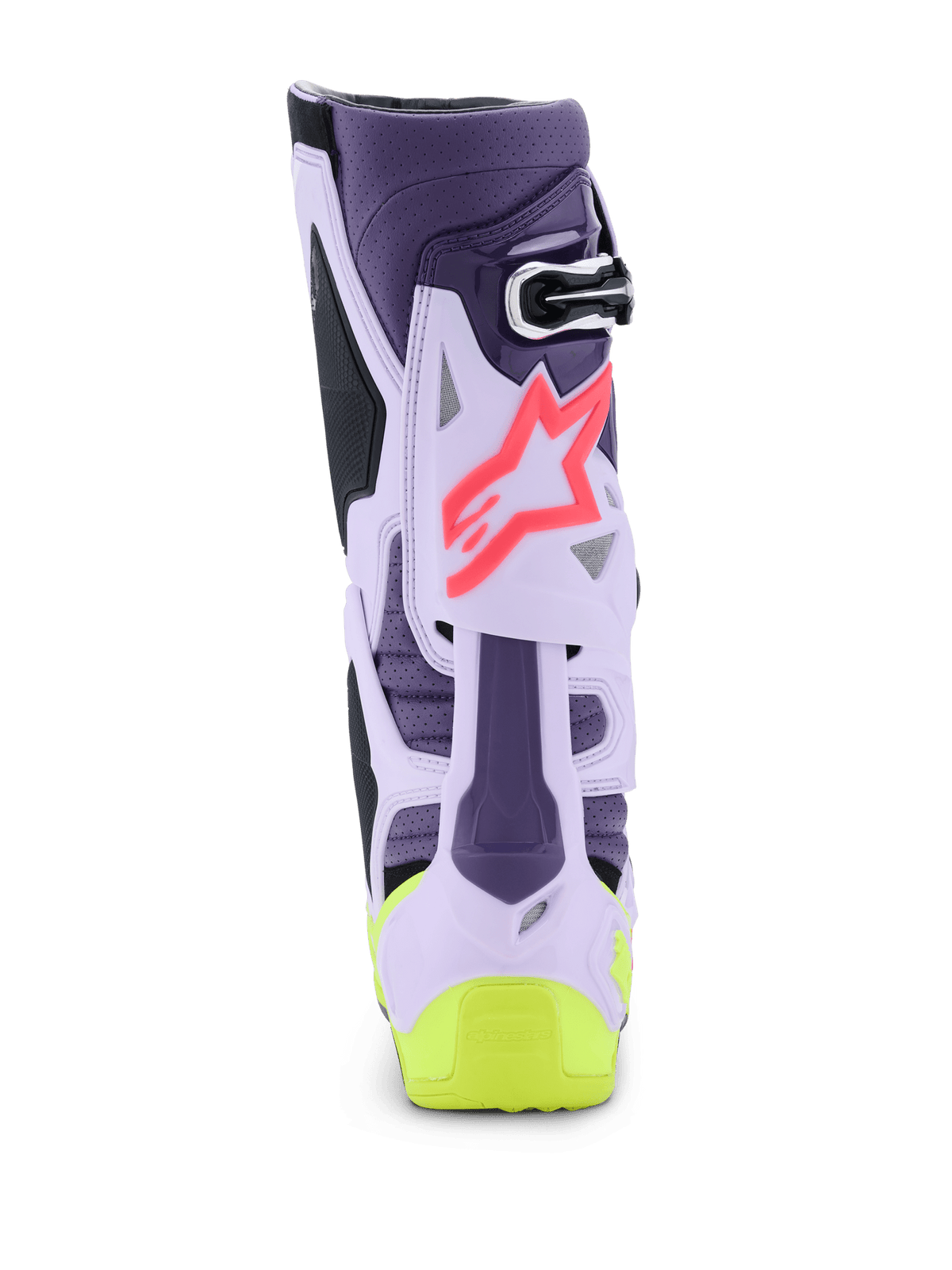 Alpinestars Tech 10 Supervented Cross Boots – Purple / Fluorescent Yellow / Diva Pink - MxProStoreParts