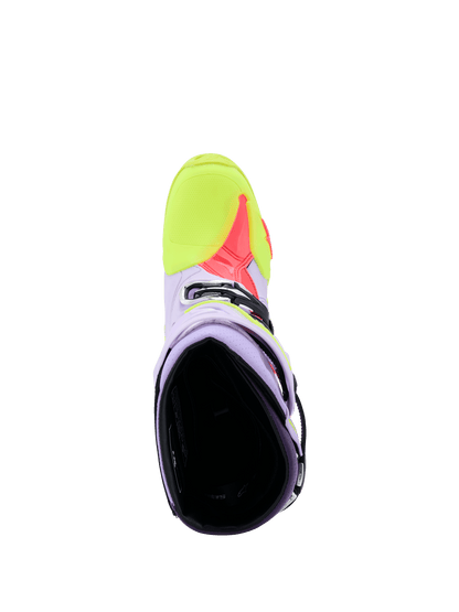 Alpinestars Tech 10 Supervented Cross Boots – Purple / Fluorescent Yellow / Diva Pink - MxProStoreParts