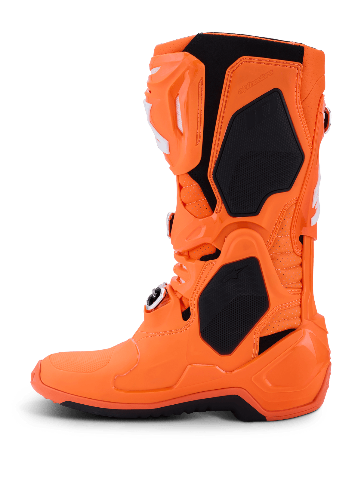 Alpinestars Tech 10 Supervented – Bottes cross – Orange fluo / Noir / Blanc - MxProStoreParts