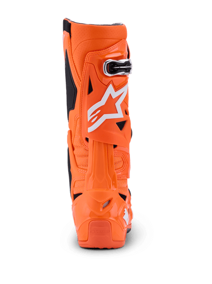 Alpinestars Tech 10 Supervented – Bottes cross – Orange fluo / Noir / Blanc - MxProStoreParts