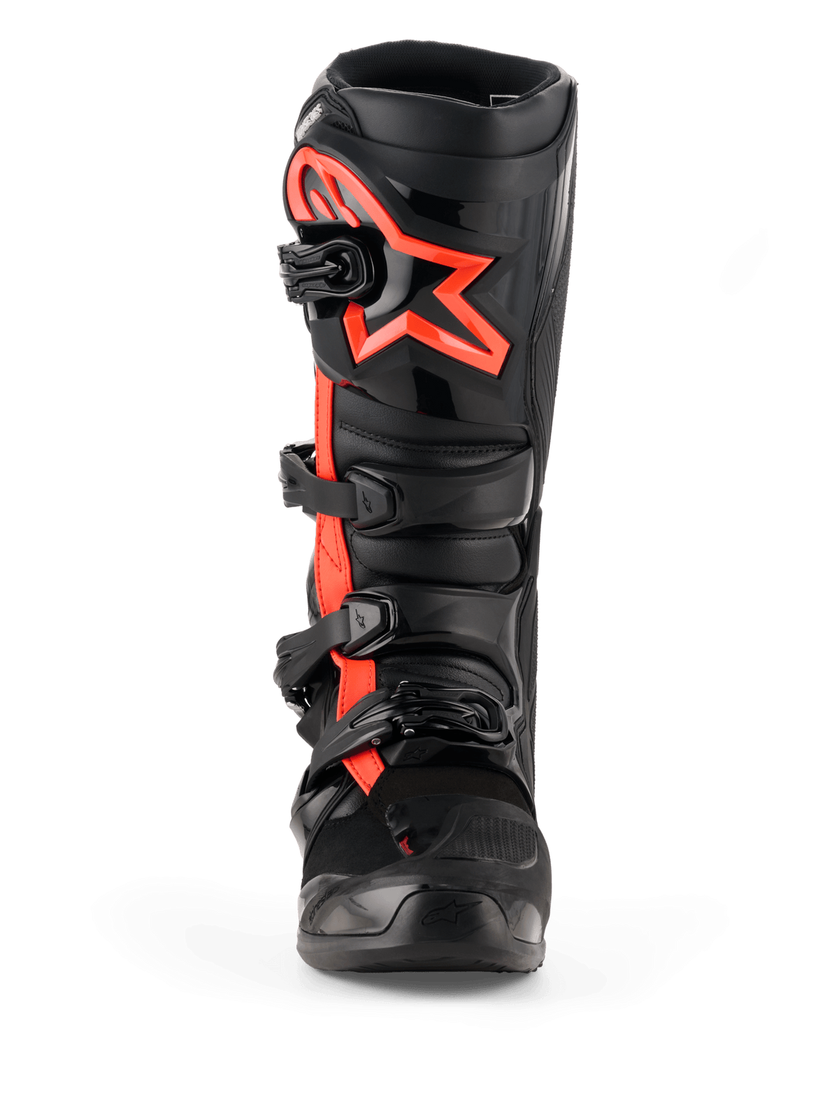 Alpinestars Tech 7 Bottes Noir Rouge Fluo - MxProStoreParts