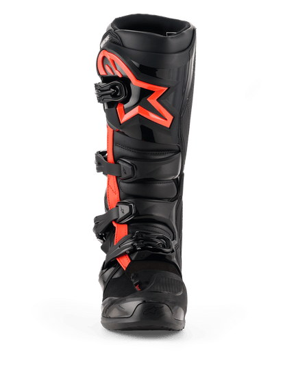 Alpinestars Tech 7 Bottes Noir Rouge Fluo - MxProStoreParts