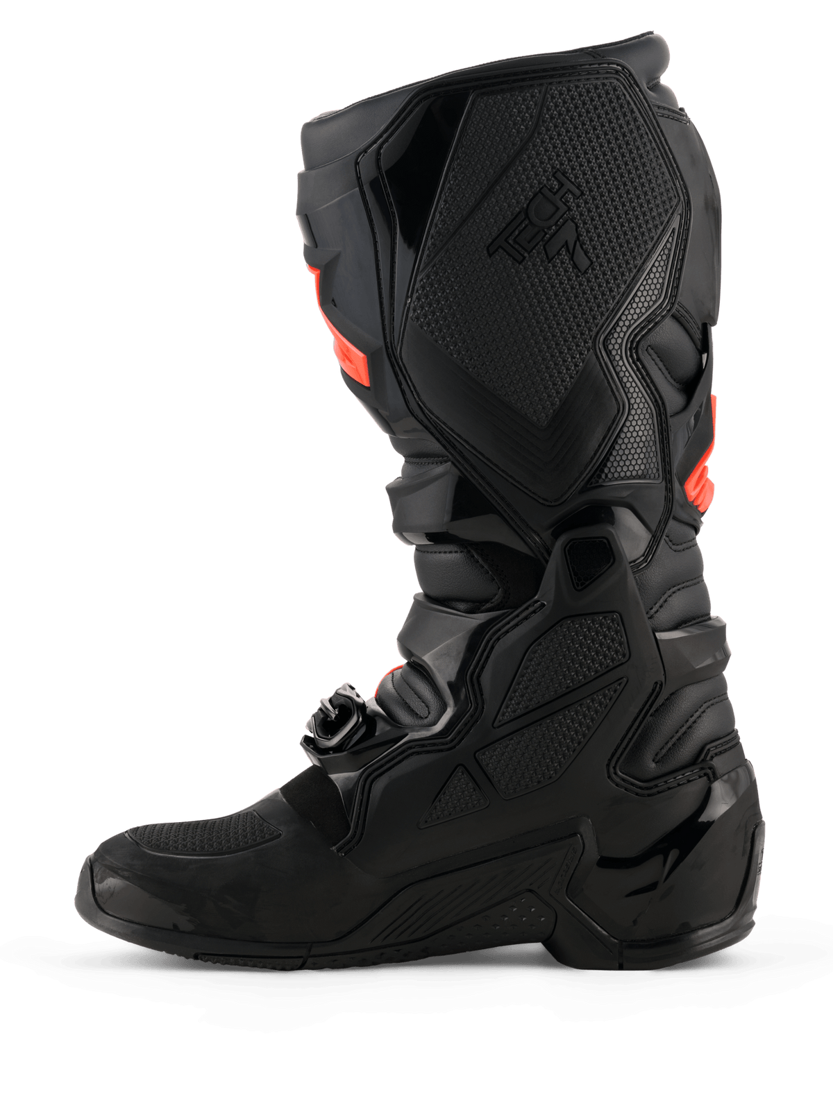 Alpinestars Tech 7 Bottes Noir Rouge Fluo - MxProStoreParts