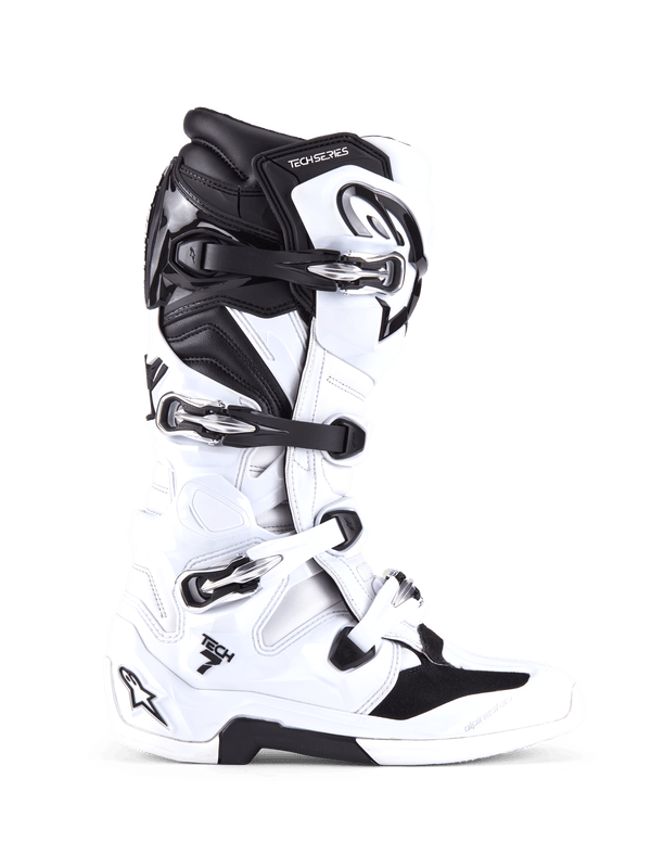 Alpinestars Tech 7 Bottes de Motocross Enduro Blanc Noir - MxProStoreParts