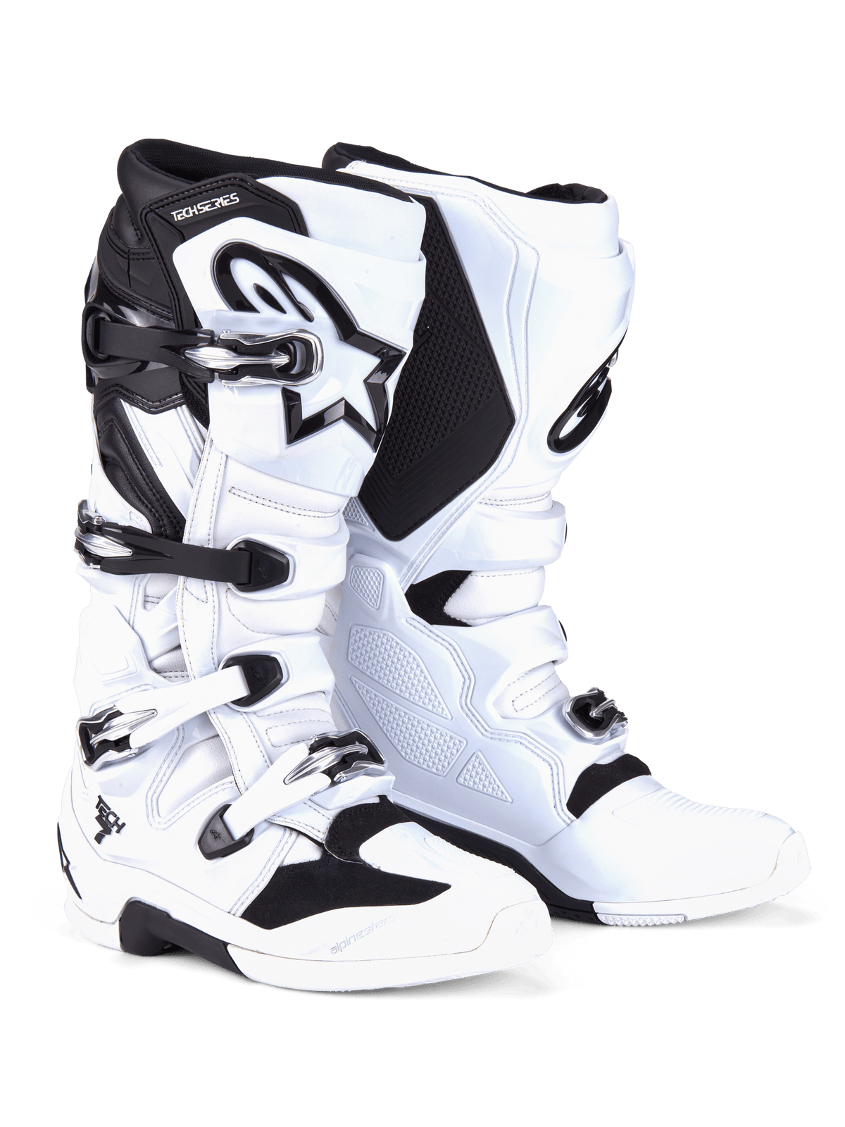 Alpinestars Tech 7 Bottes de Motocross Enduro Blanc Noir - MxProStoreParts