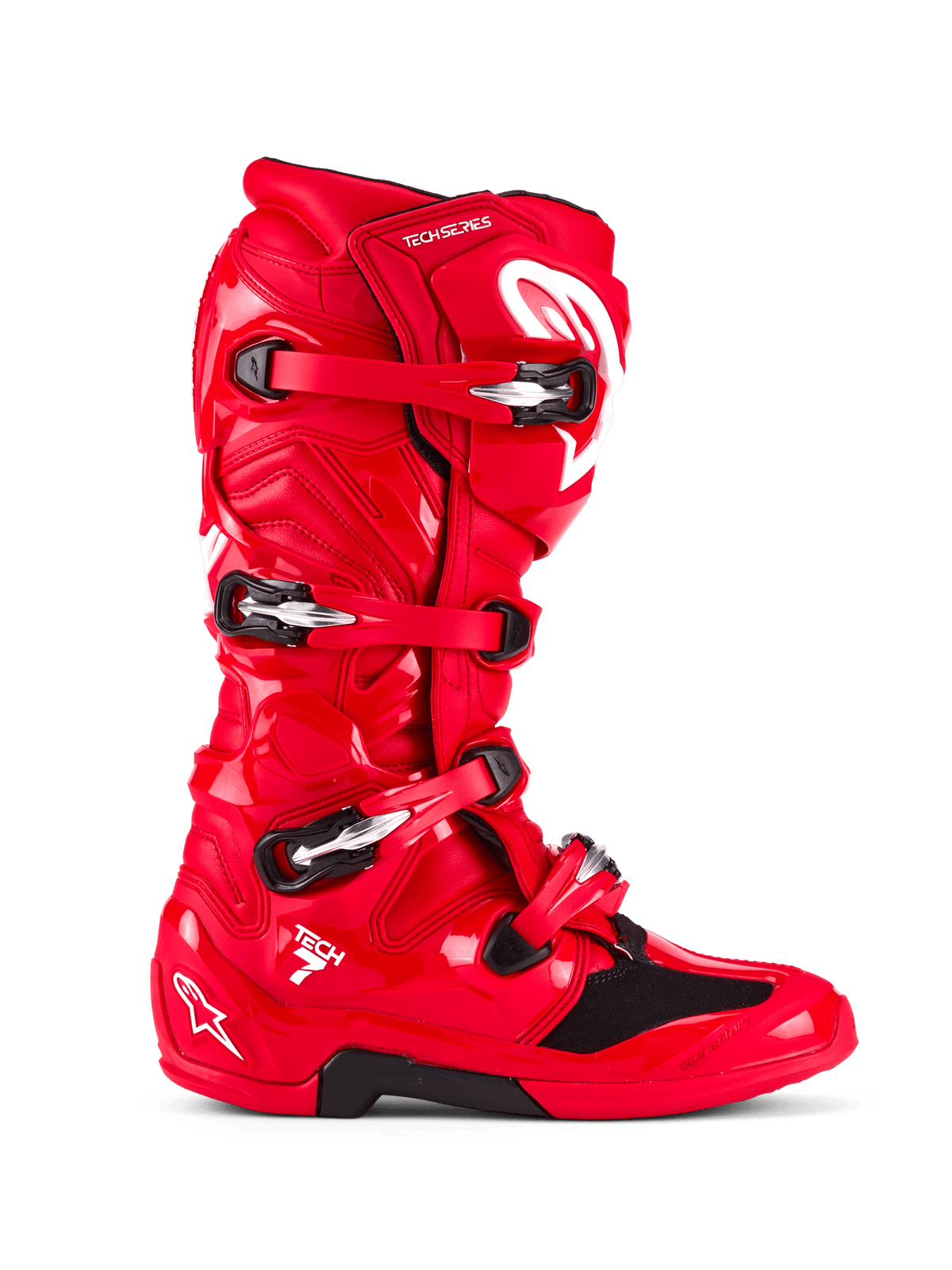 Alpinestars Tech 7 Motocross-Stiefel Leuchtend Rot - MxProStoreParts